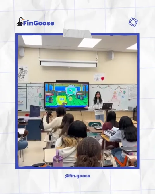 FinGoose workshop post on Instagram